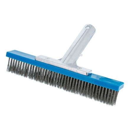 Kemp 10" Aluminum Back Pool Brush w/ Steel Bristles 21-001-10-STL